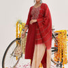 Dhiyona VA Women'sEthnic Motifs Yoke Design Zari Kurta & Trousers With Dupatta