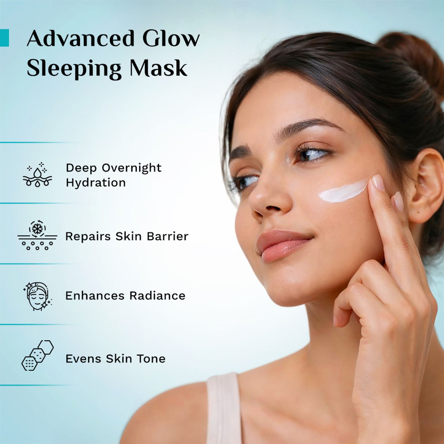 Pilgrim Squalane Glow Sleeping Mask with Alpha Arbutin & Hyaluronic Acid