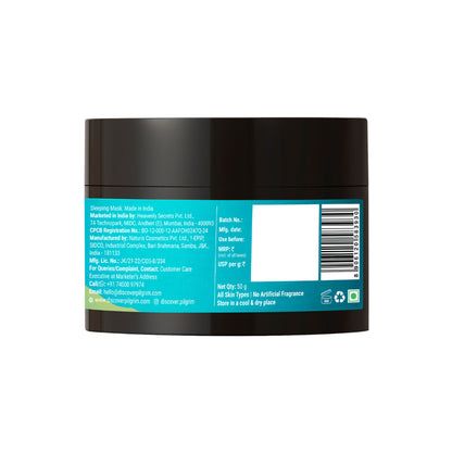 Pilgrim Squalane Glow Sleeping Mask with Alpha Arbutin & Hyaluronic Acid