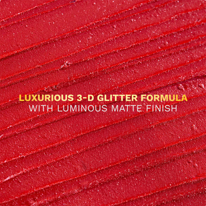 Pilgrim Dubai Bling Glitter Lipstick Soft Matte Finish, Non-Drying with Vitamin E - Jumeirah Jewel01 - Jumeirah Jewel01