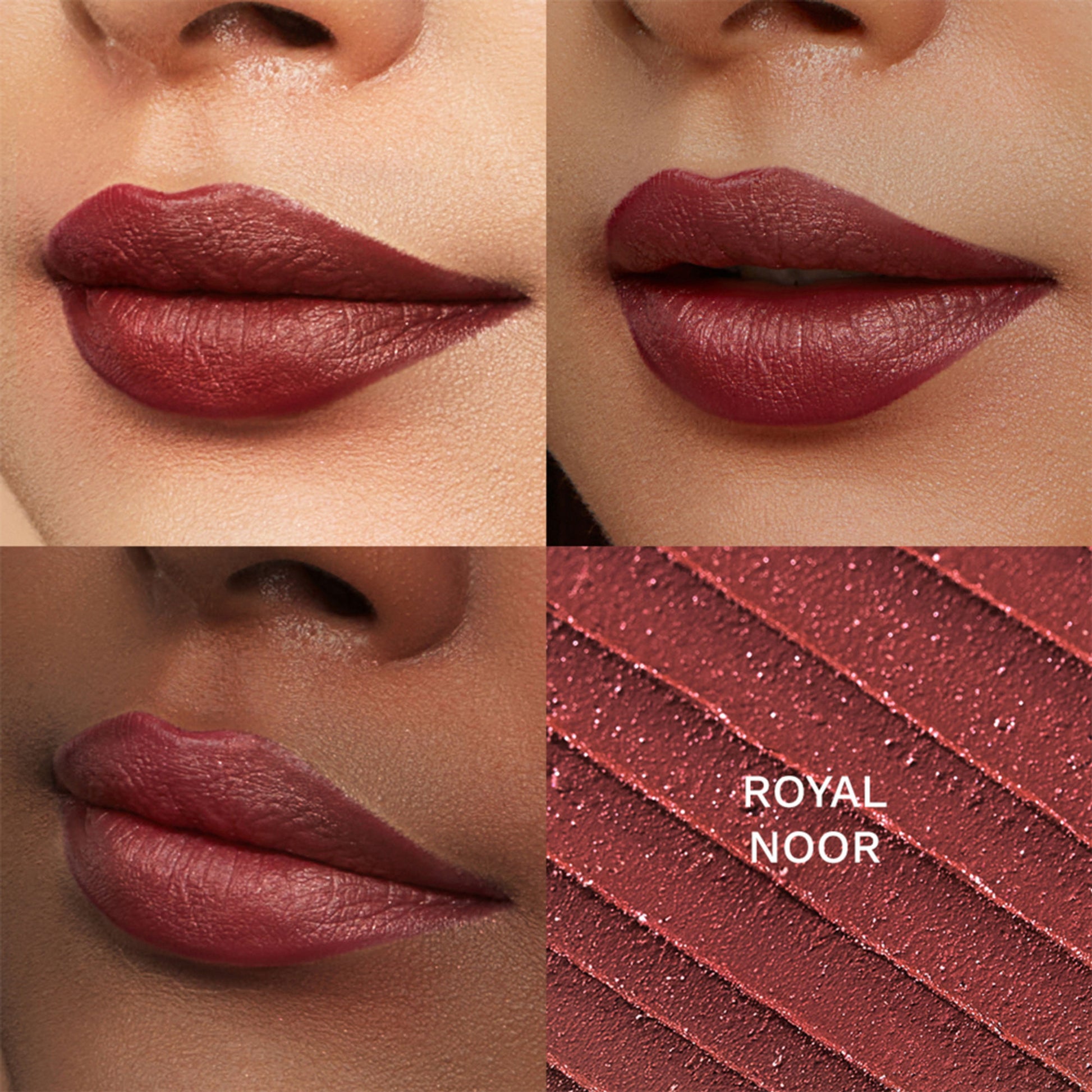 Pilgrim Dubai Bling Glitter Lipstick Soft Matte Finish, Non-Drying with Vitamin E - Jumeirah Jewel01 - Royal Noor05