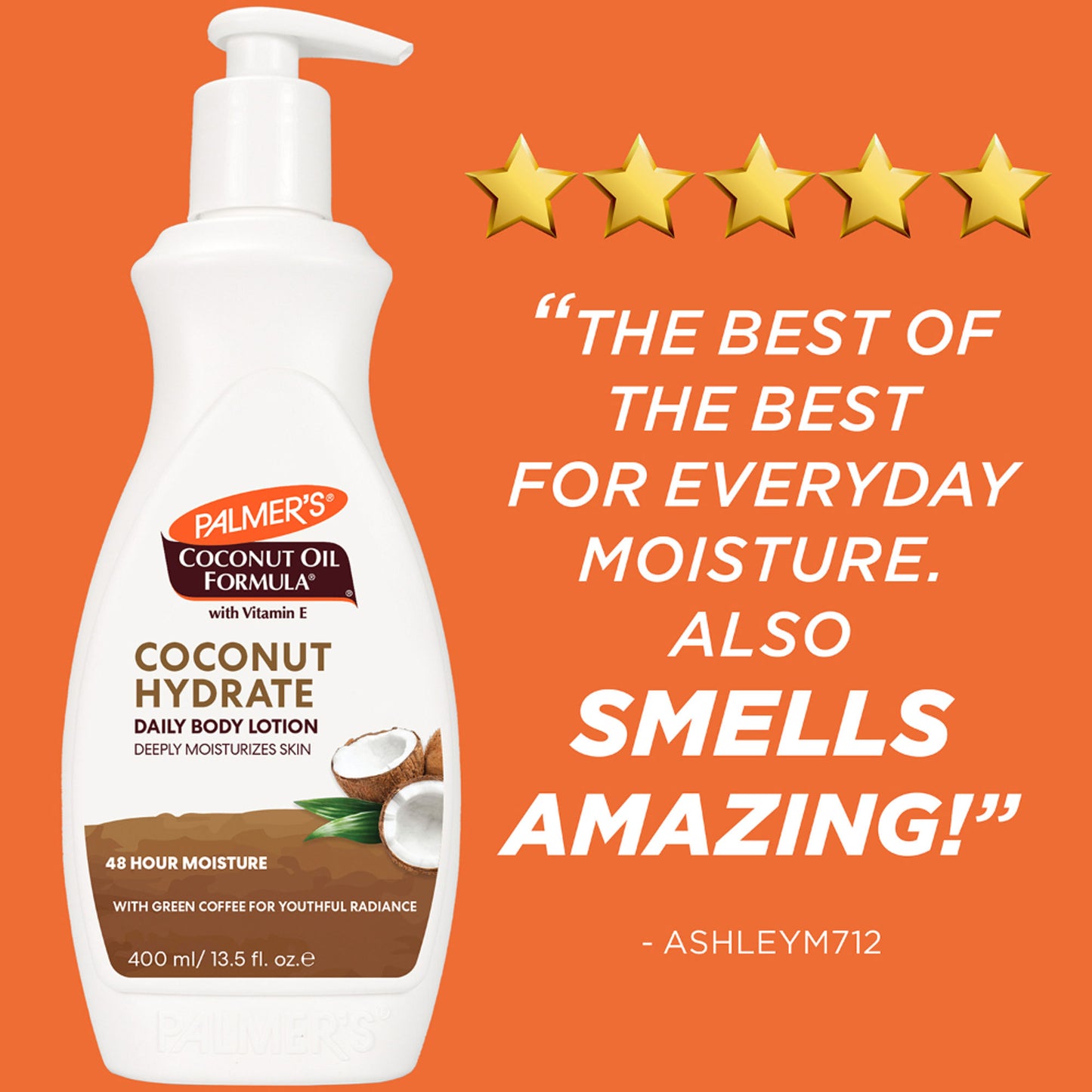 Palmer's Coconut Oil Body Lotion With Green Coffee Extract For Deep Moisturization