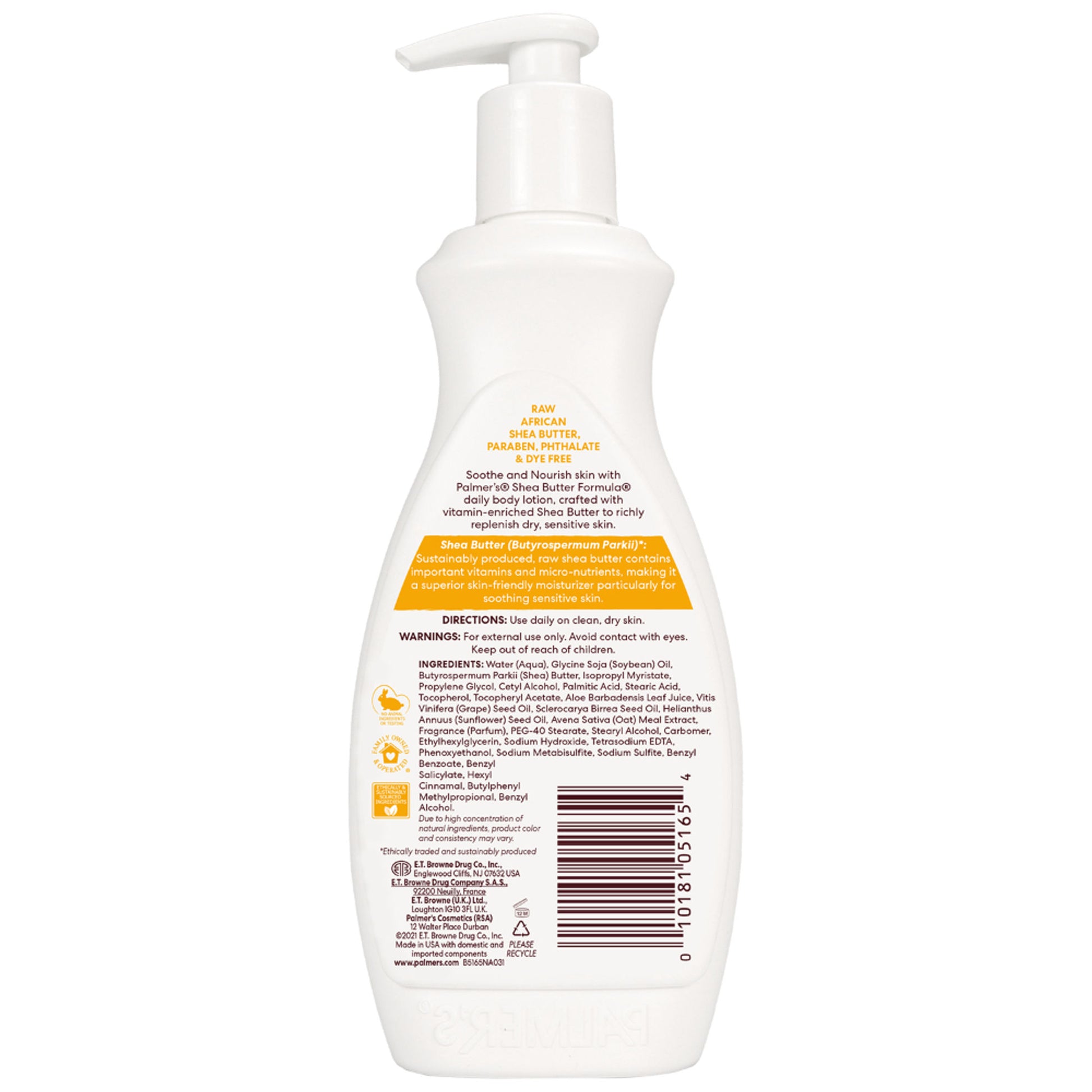 Palmer's Shea Butter Daily Body Lotion, Soothes Skin Irritation And Sensitive Skin