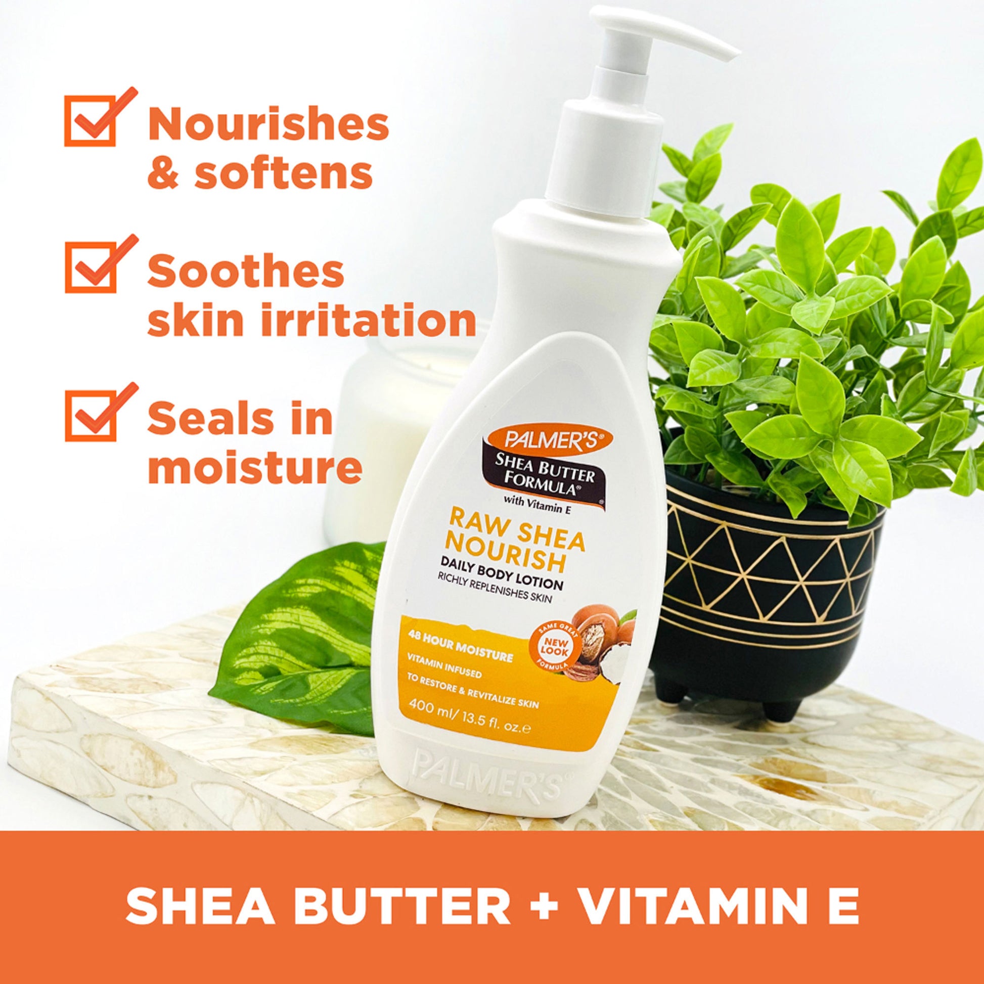 Palmer's Shea Butter Daily Body Lotion, Soothes Skin Irritation And Sensitive Skin