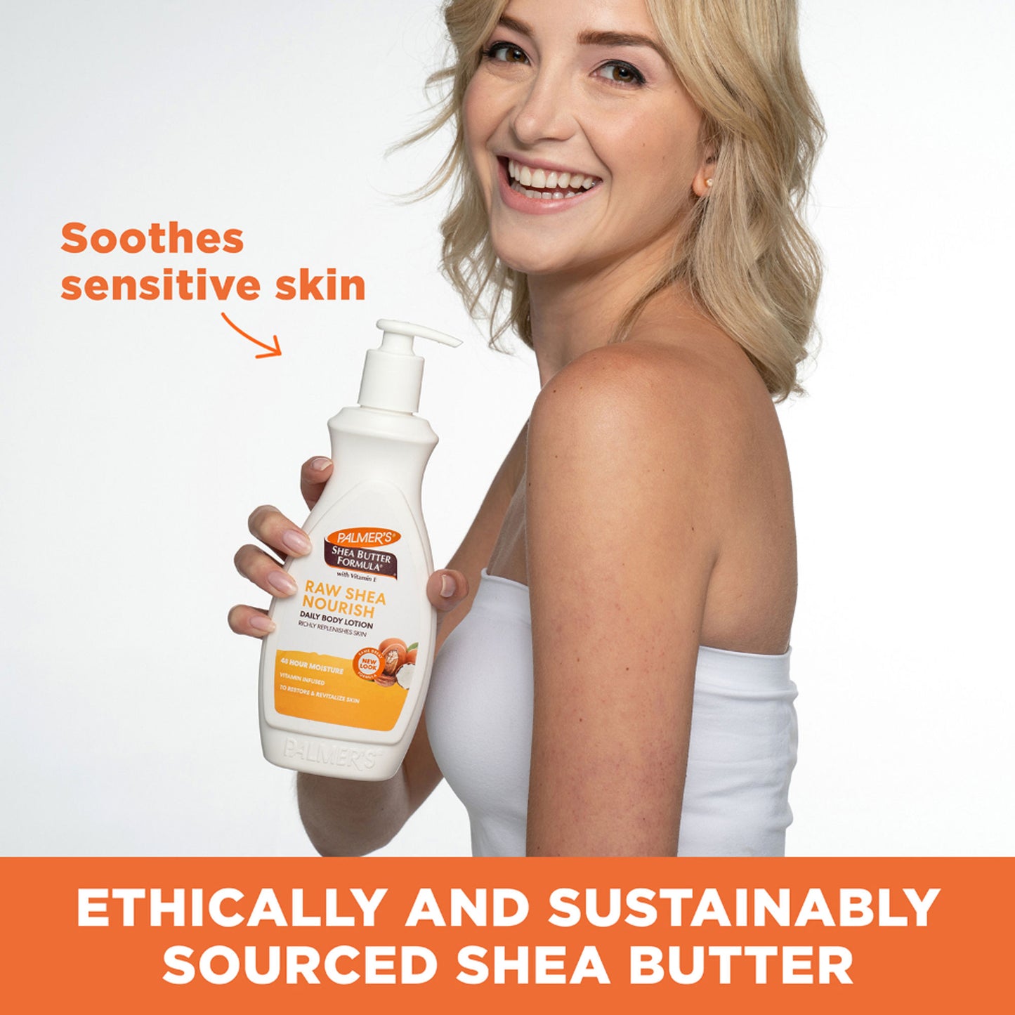 Palmer's Shea Butter Daily Body Lotion, Soothes Skin Irritation And Sensitive Skin