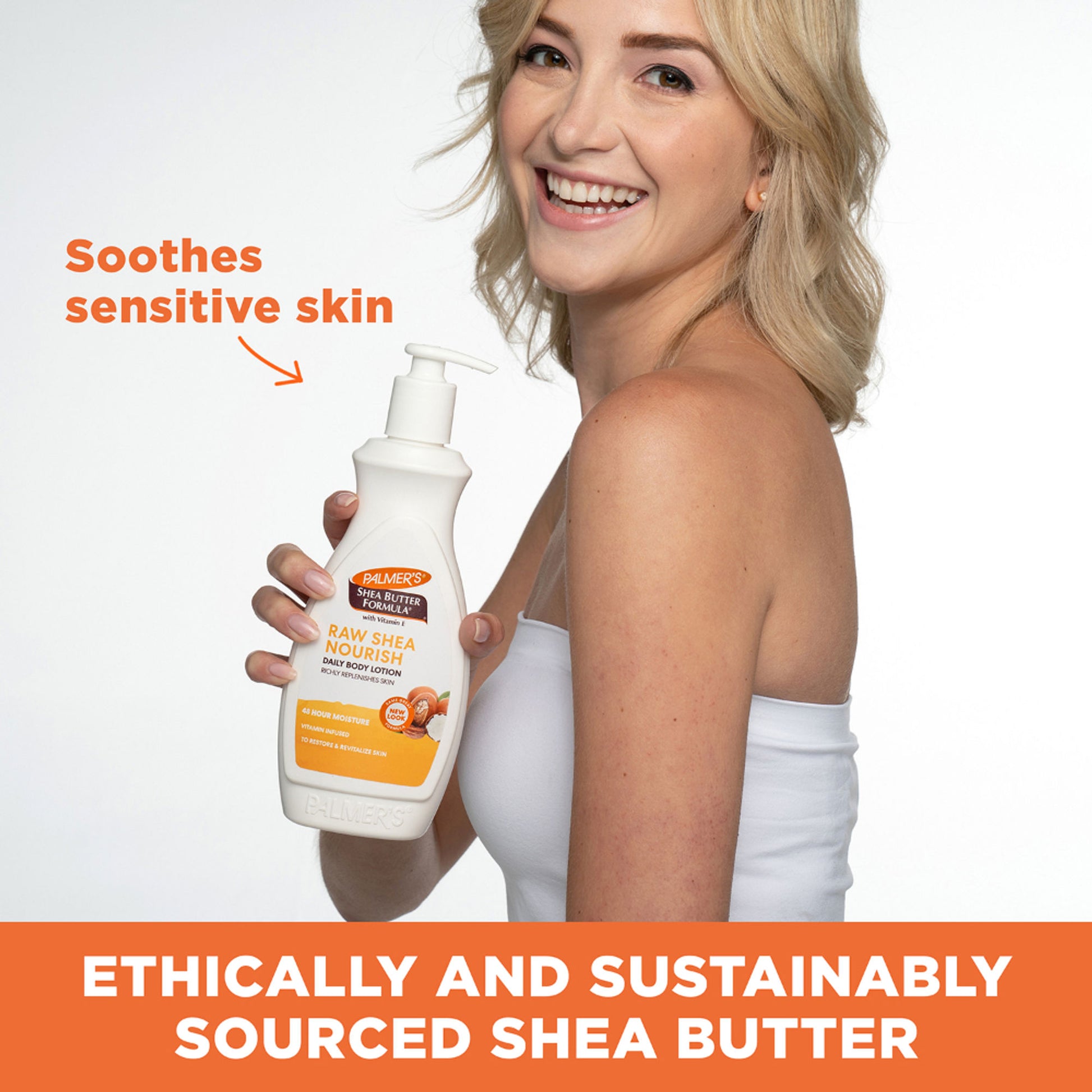 Palmer's Shea Butter Daily Body Lotion, Soothes Skin Irritation And Sensitive Skin