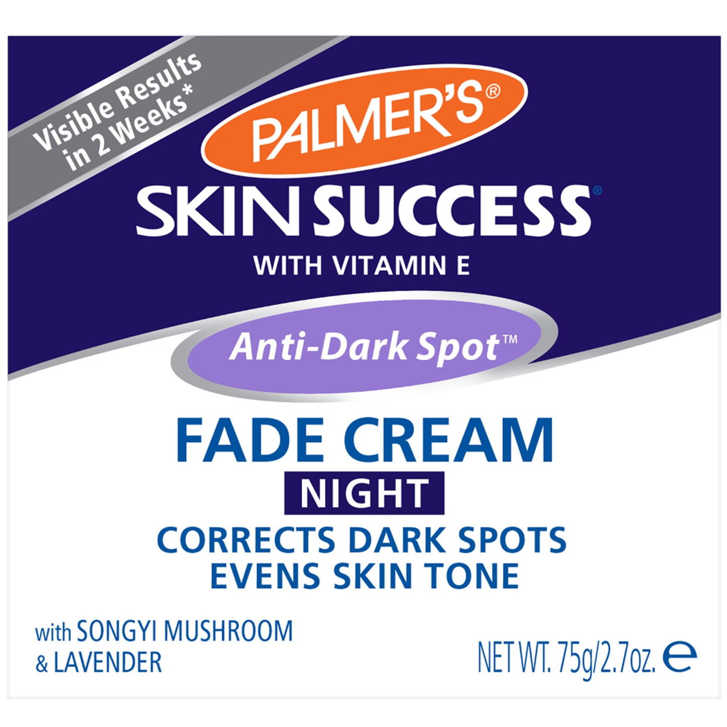 Palmer's Skin Success Fade Night Cream For Correction Of Dark Spots, Uneven Skin Tone