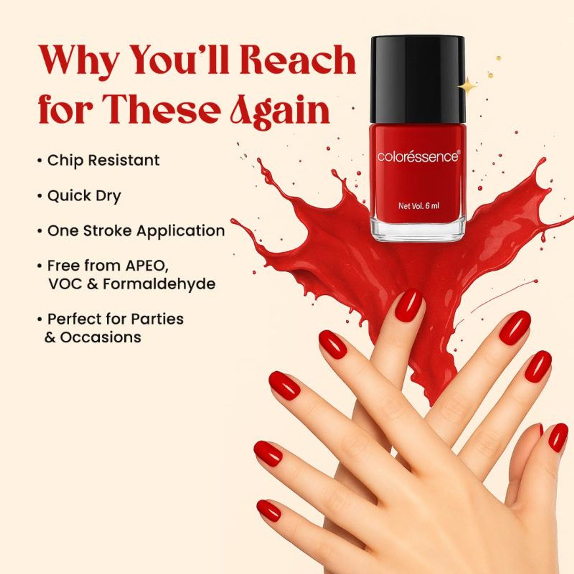 Coloressence Nail Paint Kit With Free Nail Paint Remover - Forever