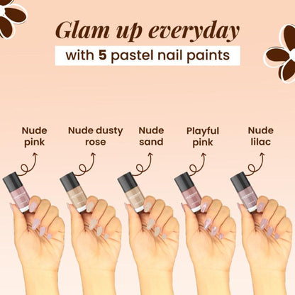Coloressence Nail Paint Kit With Free Nail Paint Remover - Naturally Yours
