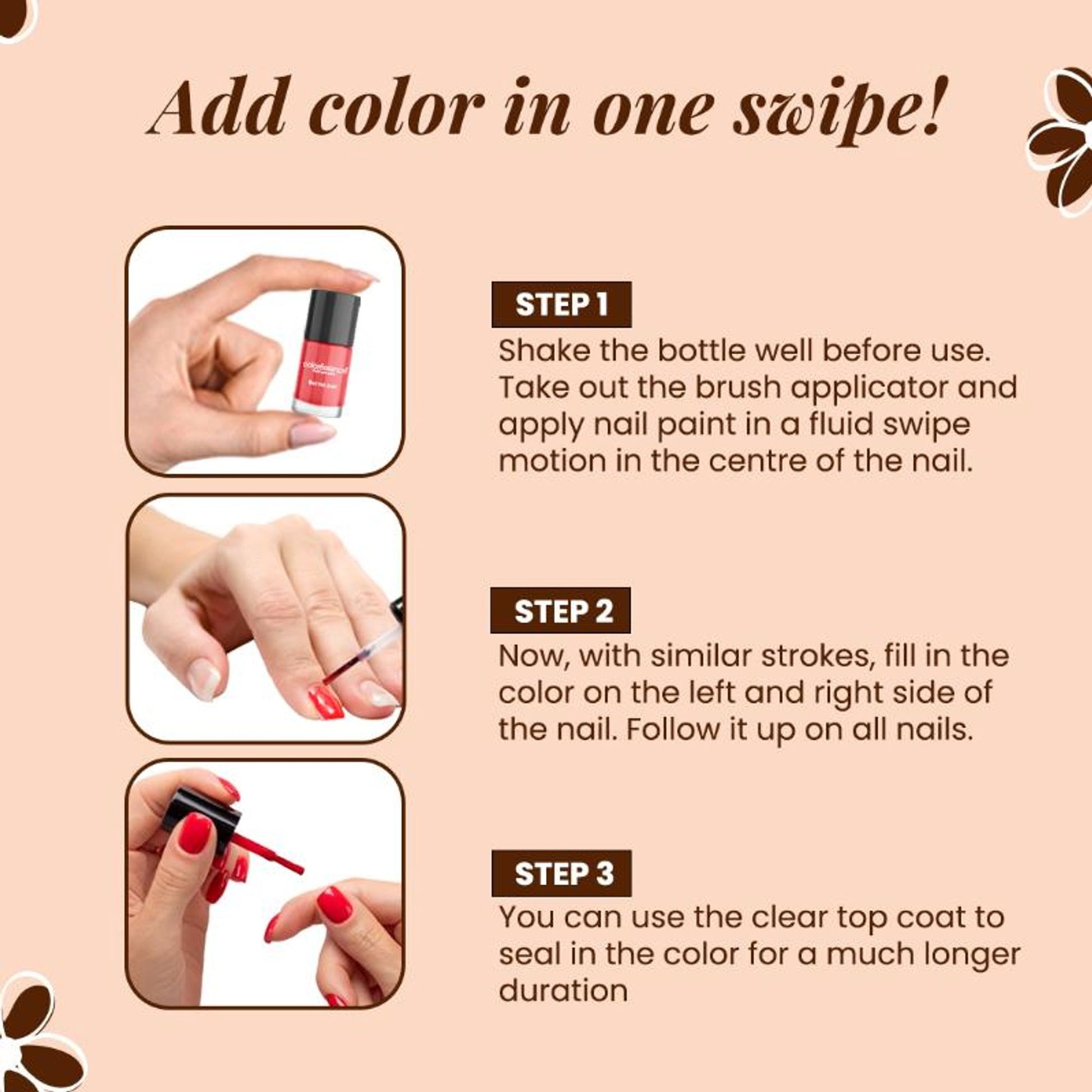 Coloressence Nail Paint Kit With Free Nail Paint Remover - Naturally Yours
