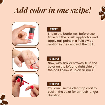 Coloressence Nail Paint Kit With Free Nail Paint Remover - Naturally Yours
