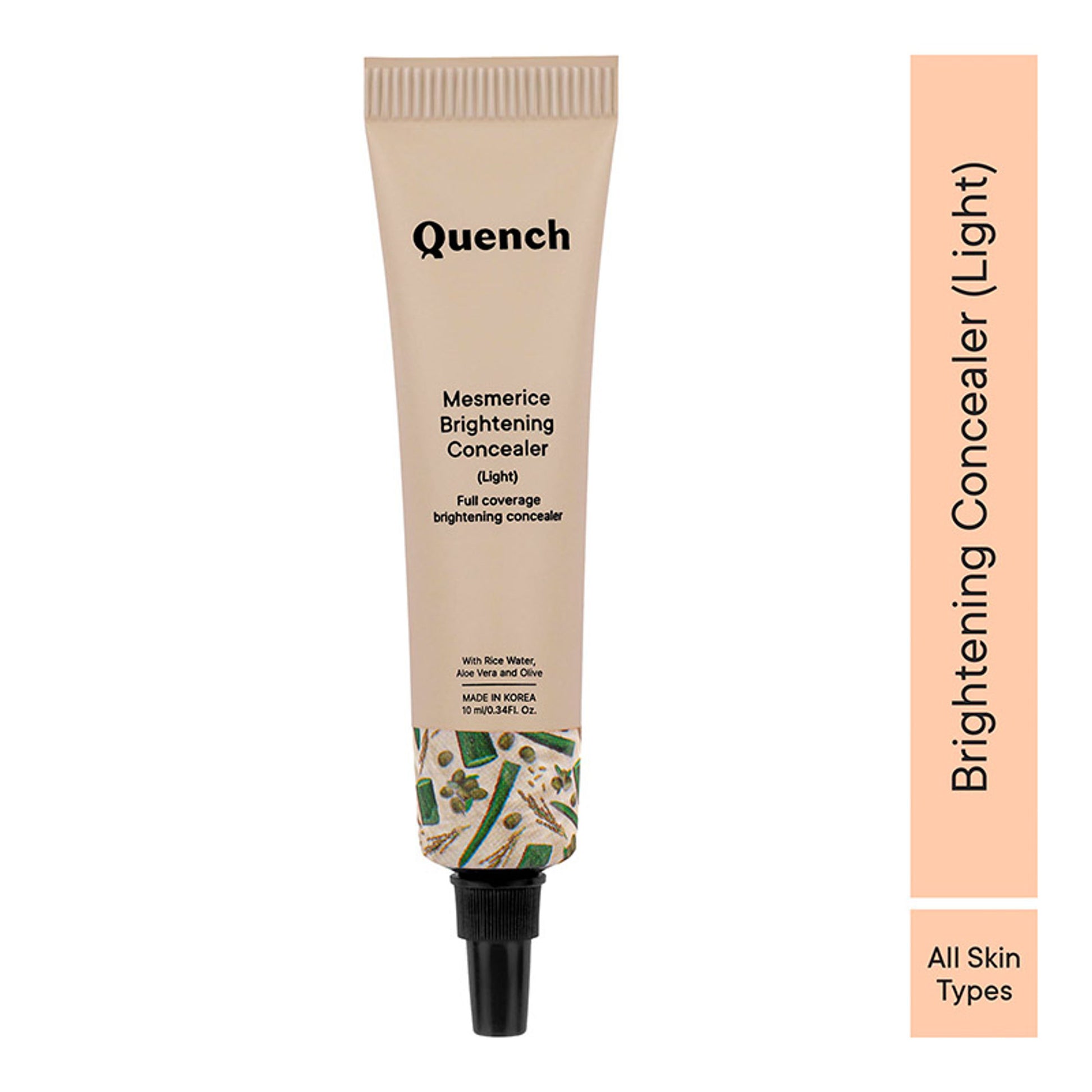Quench Brightening Cream Concealer With Rice Water - Light