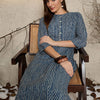 Dhiyona IE Women Printed Mandarin Collar Cotton Top and Trousers Co-Ords