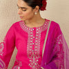 Dhiyona IE Women Ethnic Motifs Embroidered Regular Kurta Set With Dupatta