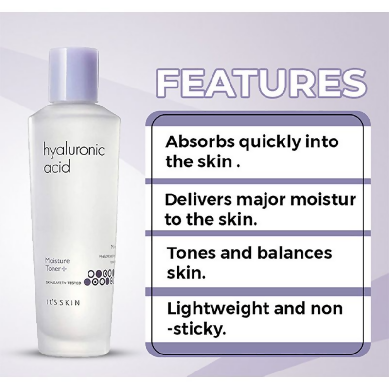 It's Skin Hyaluronic Acid Moisture Toner - Indyancart