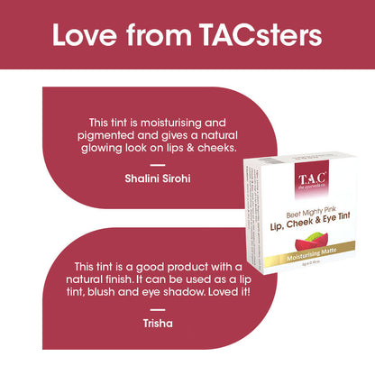TAC - The Ayurveda Co. Lip, Cheek & Eye Tint with Beetroot Extracts