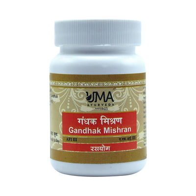 Uma Ayurveda Gandhak Mishran Tablets