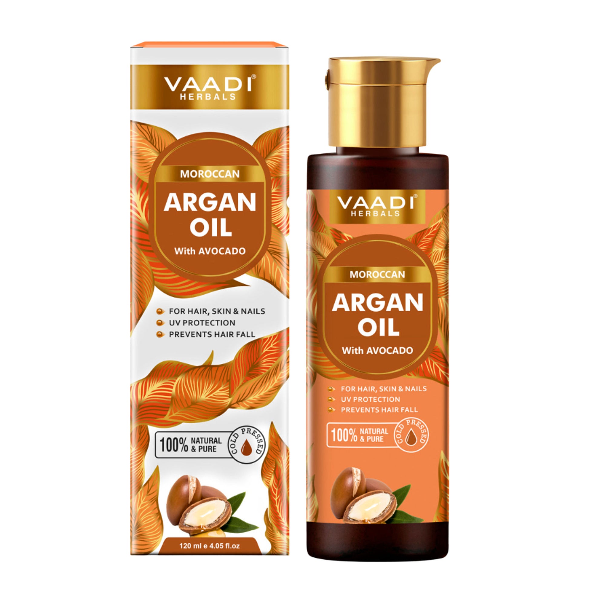 Vaadi Herbals Cold Pressed Morrocon Argan Oil