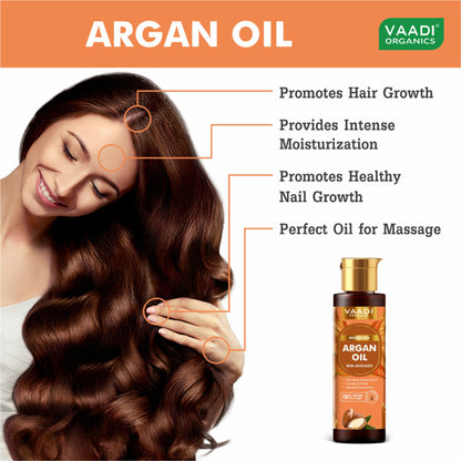 Vaadi Herbals Cold Pressed Morrocon Argan Oil