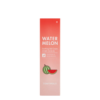 TONYMOLY Korean Watermelon Soothing Gel Cream to Hydrate & Repair Tired, Sun-Damaged Skin