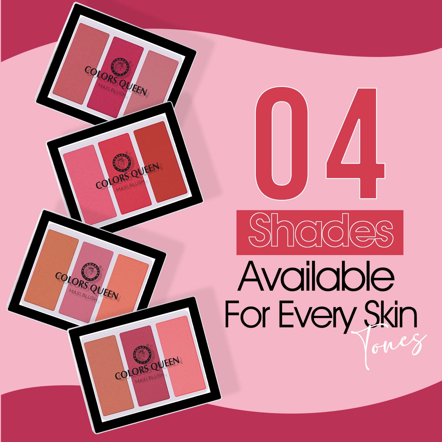 Colors Queen Maxi Blush Palette - 01