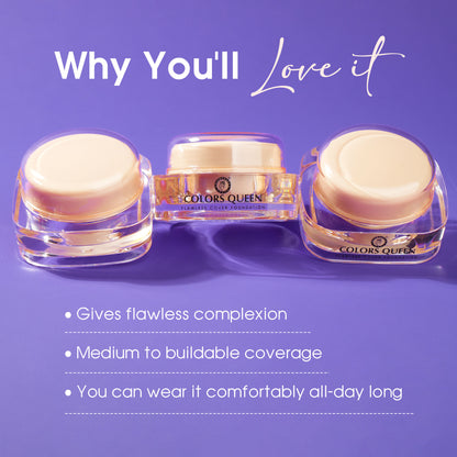 Colors Queen Flawless Cover Foundation - Honey