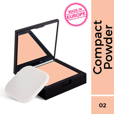 Nykaa Cosmetics SKINgenius Skin Perfecting & Hydrating Matte Powder Compact - Rose Beige 02