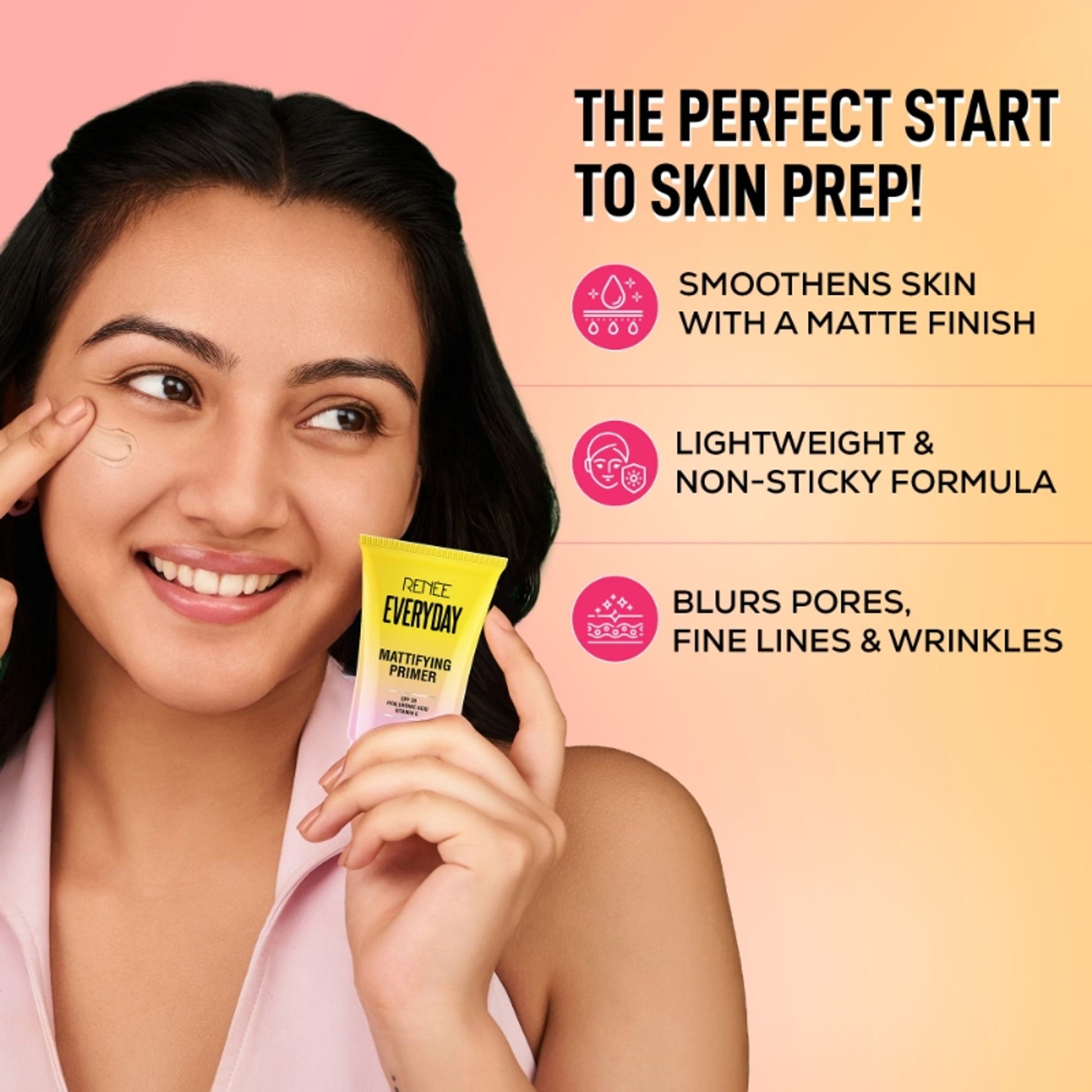 Renee Cosmetics Everyday Matte Primer With SPF 30 - Fine Lines