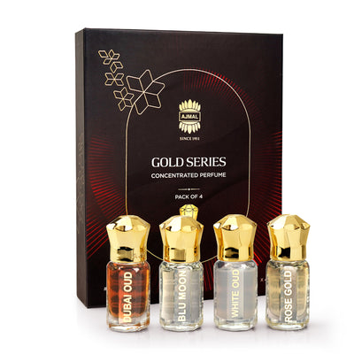 Ajmal India Gold Series Concentrated Perfume Gift Set