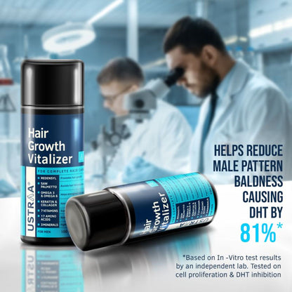 Ustraa Hair Growth Vitalizer - Boost Hair Growth, Prevents Hairfall With Redensyl & Jojoba