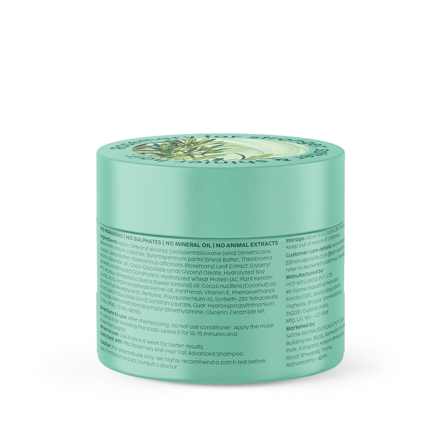 Plix Rosemary Anti-Hair Fall Treatment Advanced Hair Mask