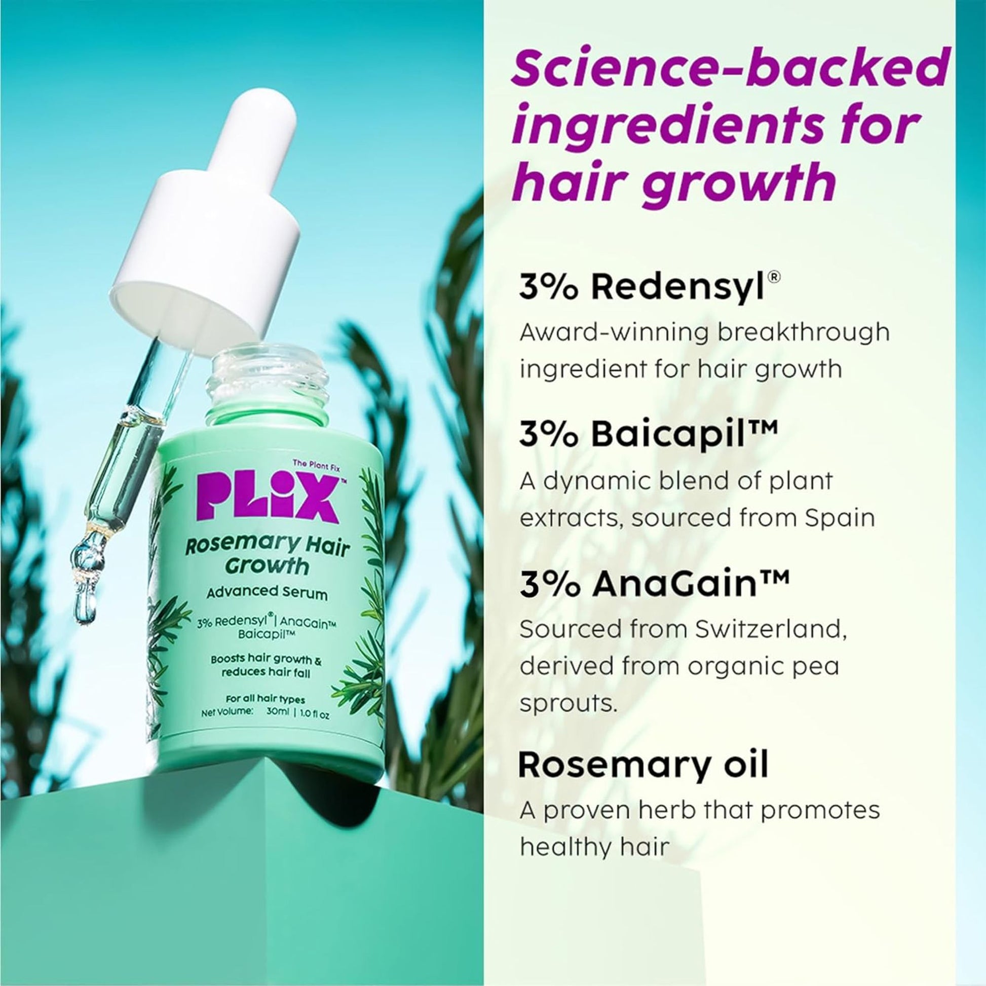 Plix Rosemary Hair Growth Serum