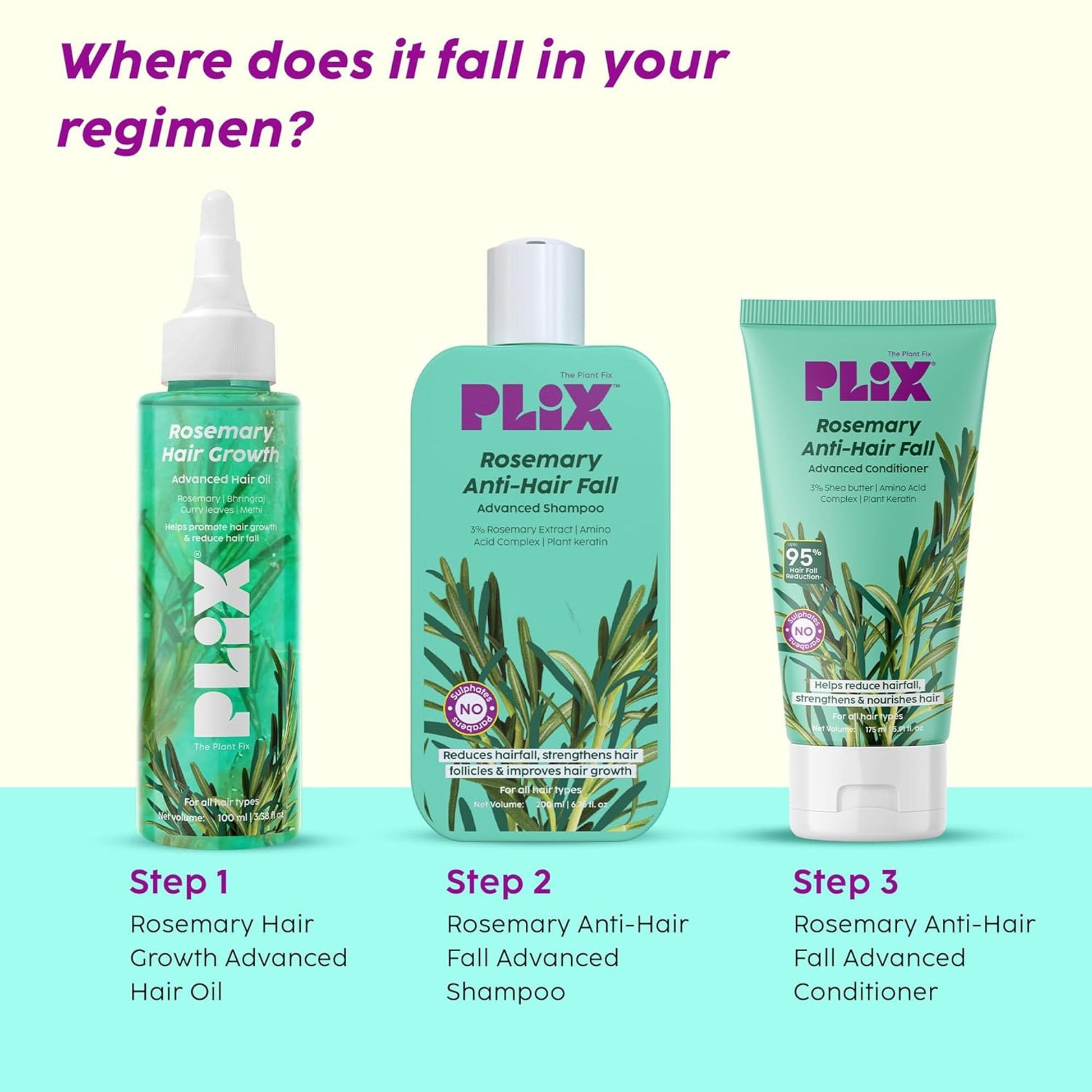 Plix Rosemary Hair Growth Advanced Hair Oil