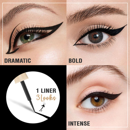 Glamveda Super Matte Liquid Intense Eyeliner - Black
