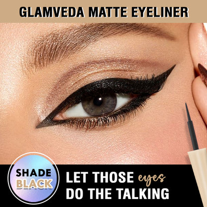 Glamveda Super Matte Liquid Intense Eyeliner - Black