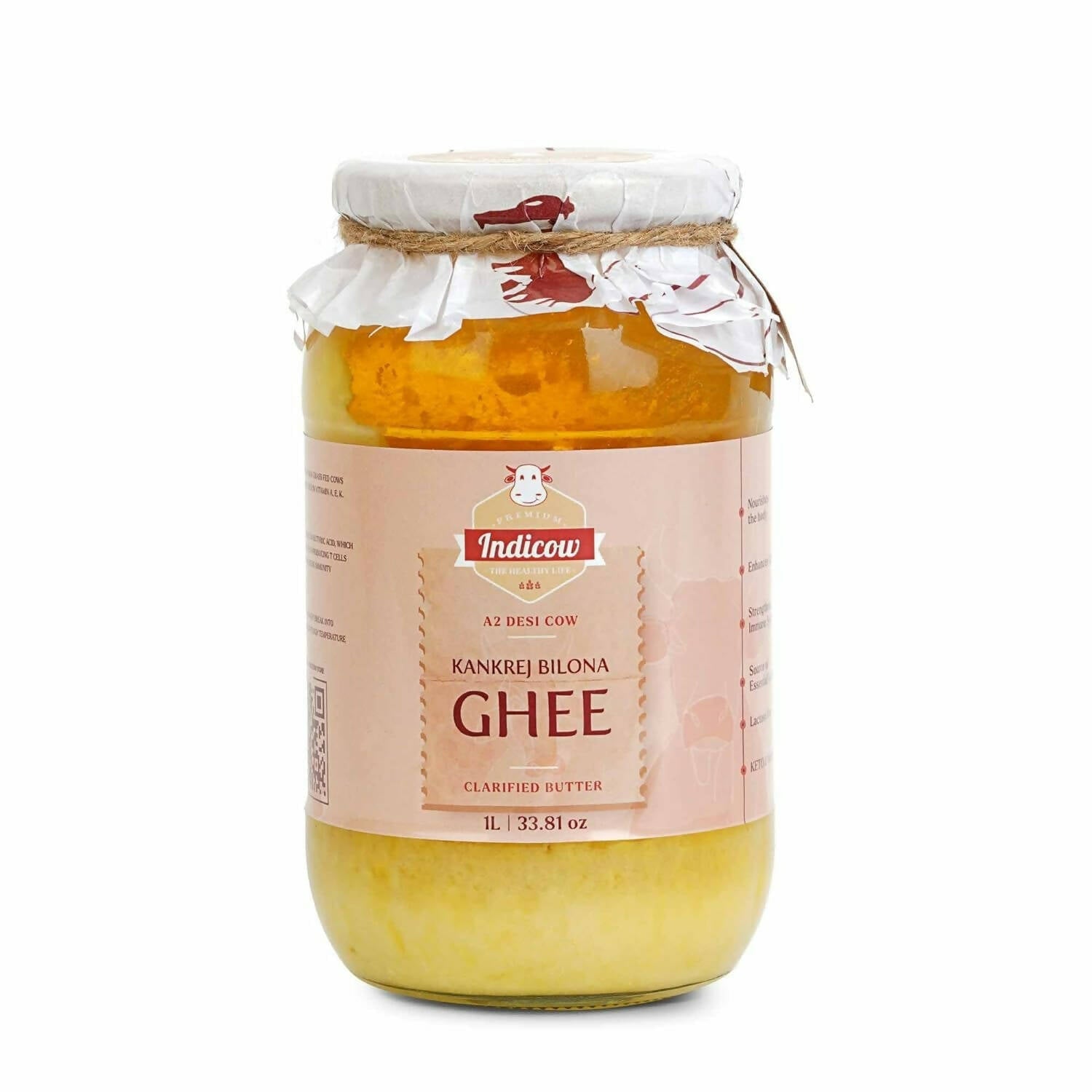 Indicow Foods Vedic Bilona A2 Cow Ghee - Indyancart