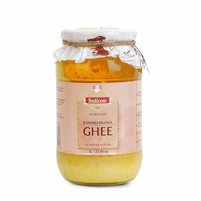 Indicow Foods Vedic Bilona A2 Cow Ghee - Indyancart