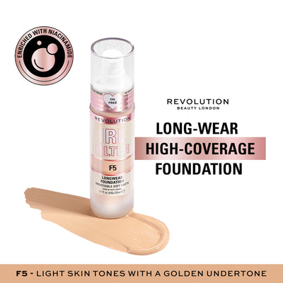 Makeup Revolution IRL Filter Longwear Foundation - F5