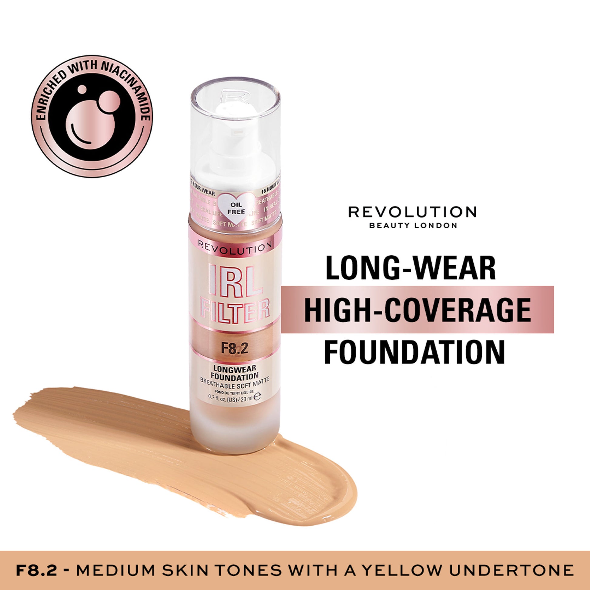 Makeup Revolution Irl Filter Longwear Foundation - 