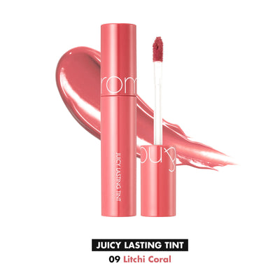 Rom&nd The Juicy Lasting Tint - 09 Litchi Coral