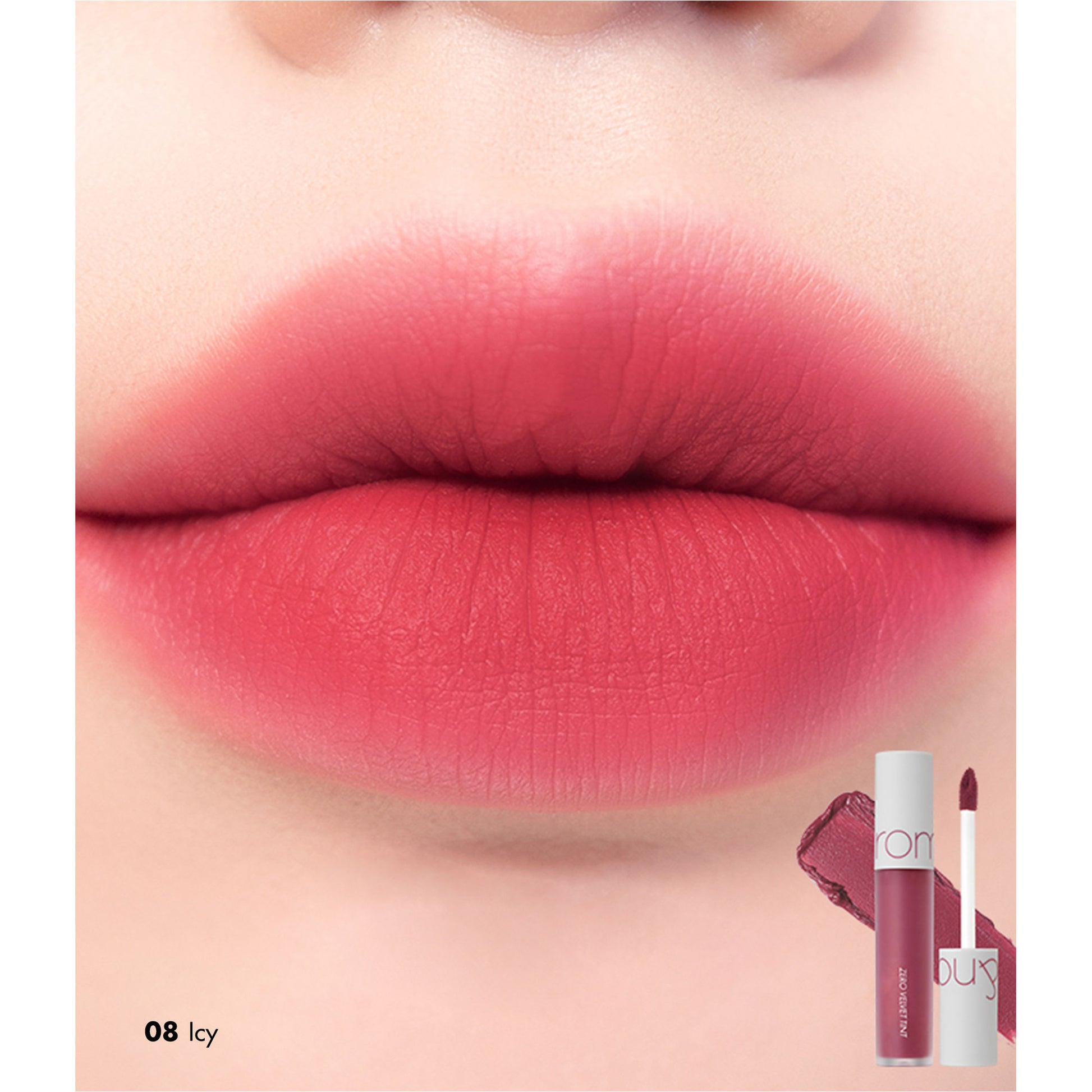 Rom&nd Zero Velvet Tint - 08 Icy