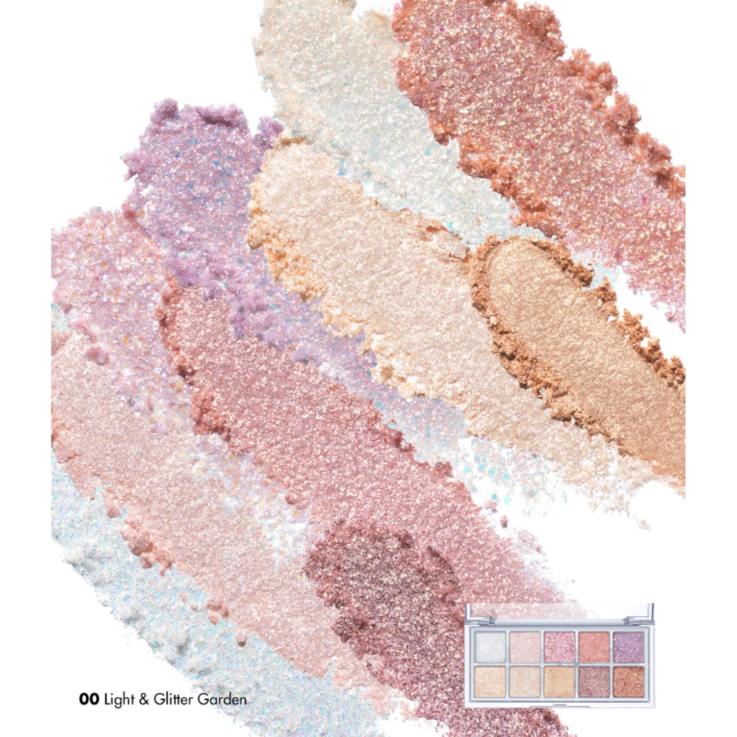 Rom&nd Better Than Palette - 00 Light And Glitter Garden