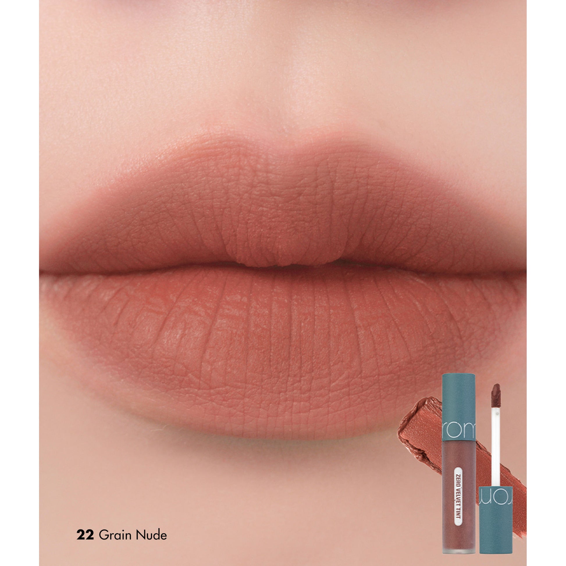 Rom&nd Zero Velvet Tint - 22 Grain Nude