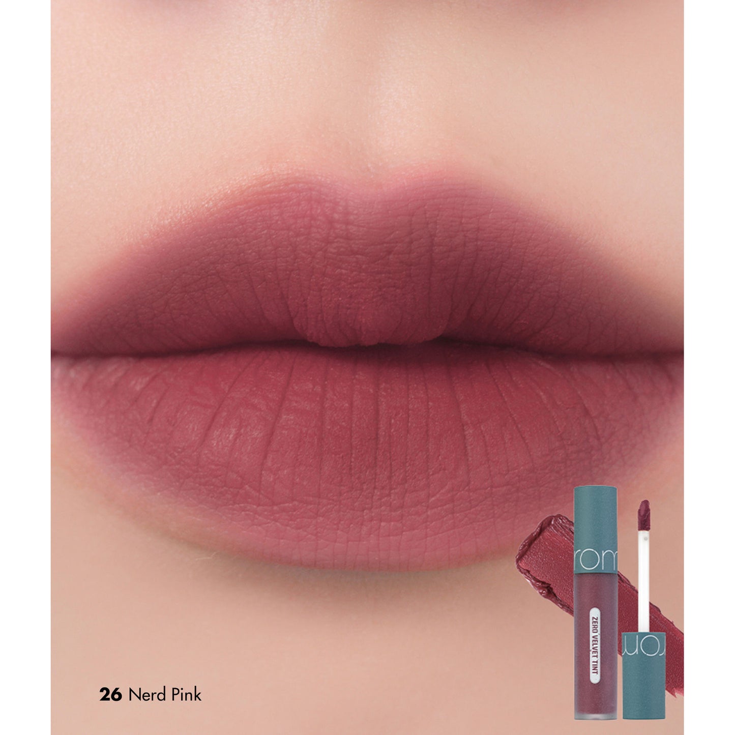 Rom&nd Zero Velvet Tint - 25 Nerd Pink