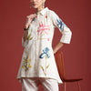 Dhiyona IE Floral Printed Pure Cotton Kurti with Trousers