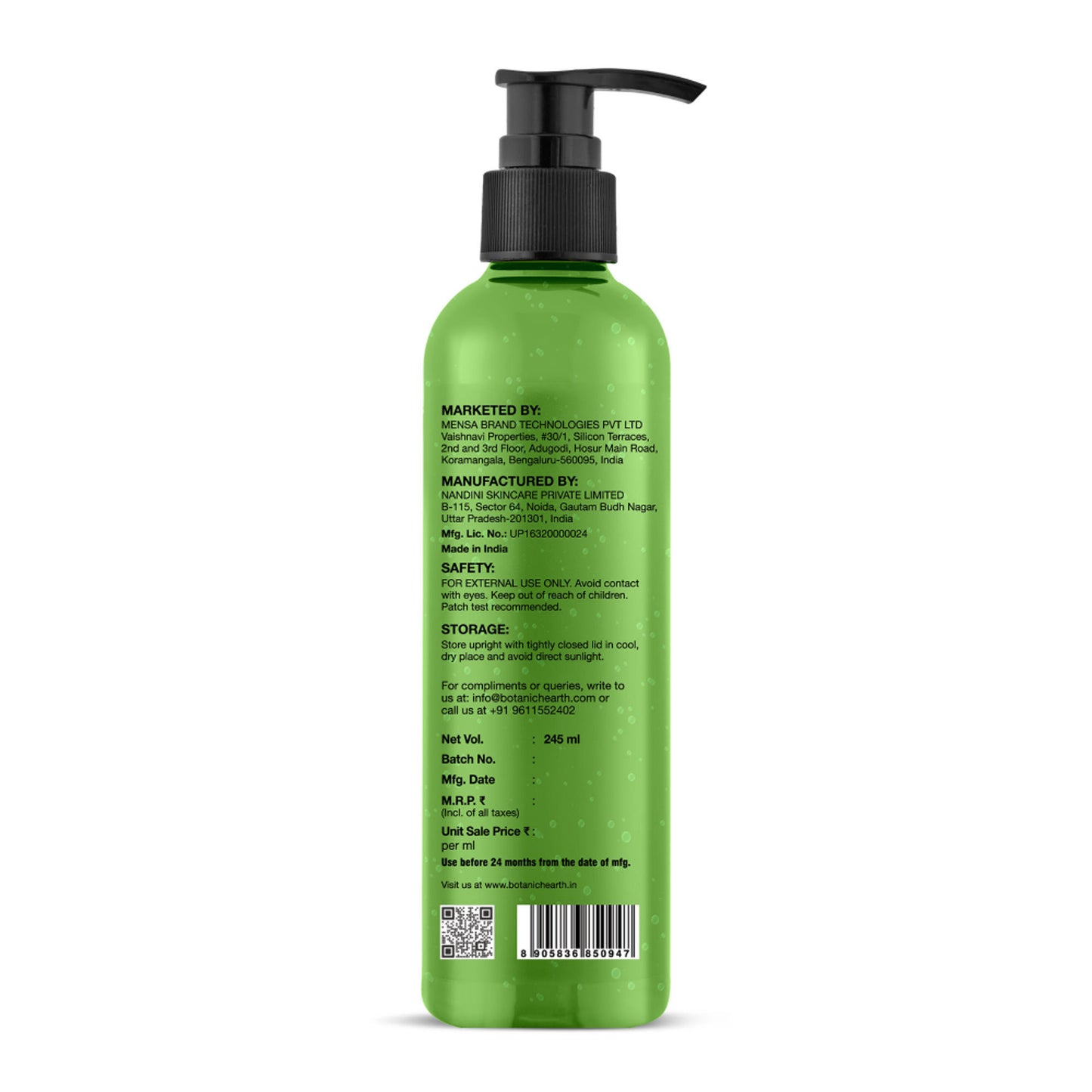 Botanic Hearth Calendula, Neem and Salicylic Acid Body Wash