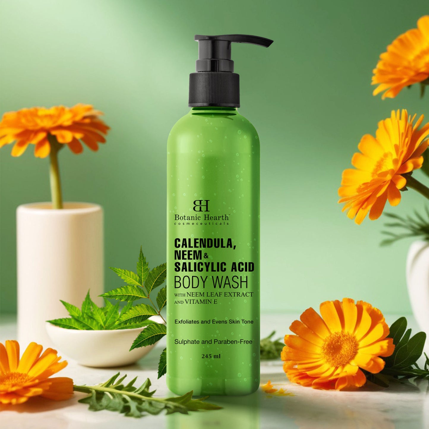 Botanic Hearth Calendula, Neem and Salicylic Acid Body Wash