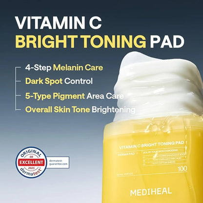 Mediheal Vitamin C Bright Toning Pad