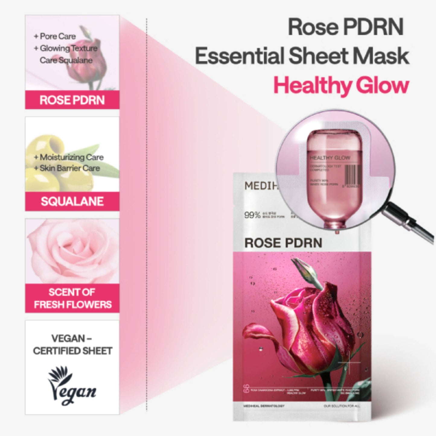 Mediheal Rose PDRN Essential Mask