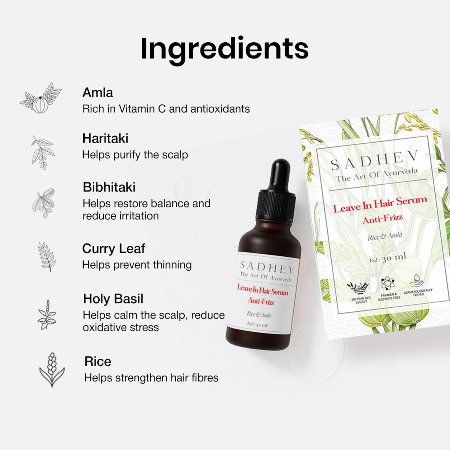SADHEV Leave In Hair Serum